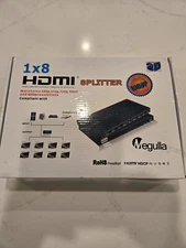 1X8 8 Port HDMI Splitter Switch 1 In 8 Out Repeater Amplifier Hub HD 1080P