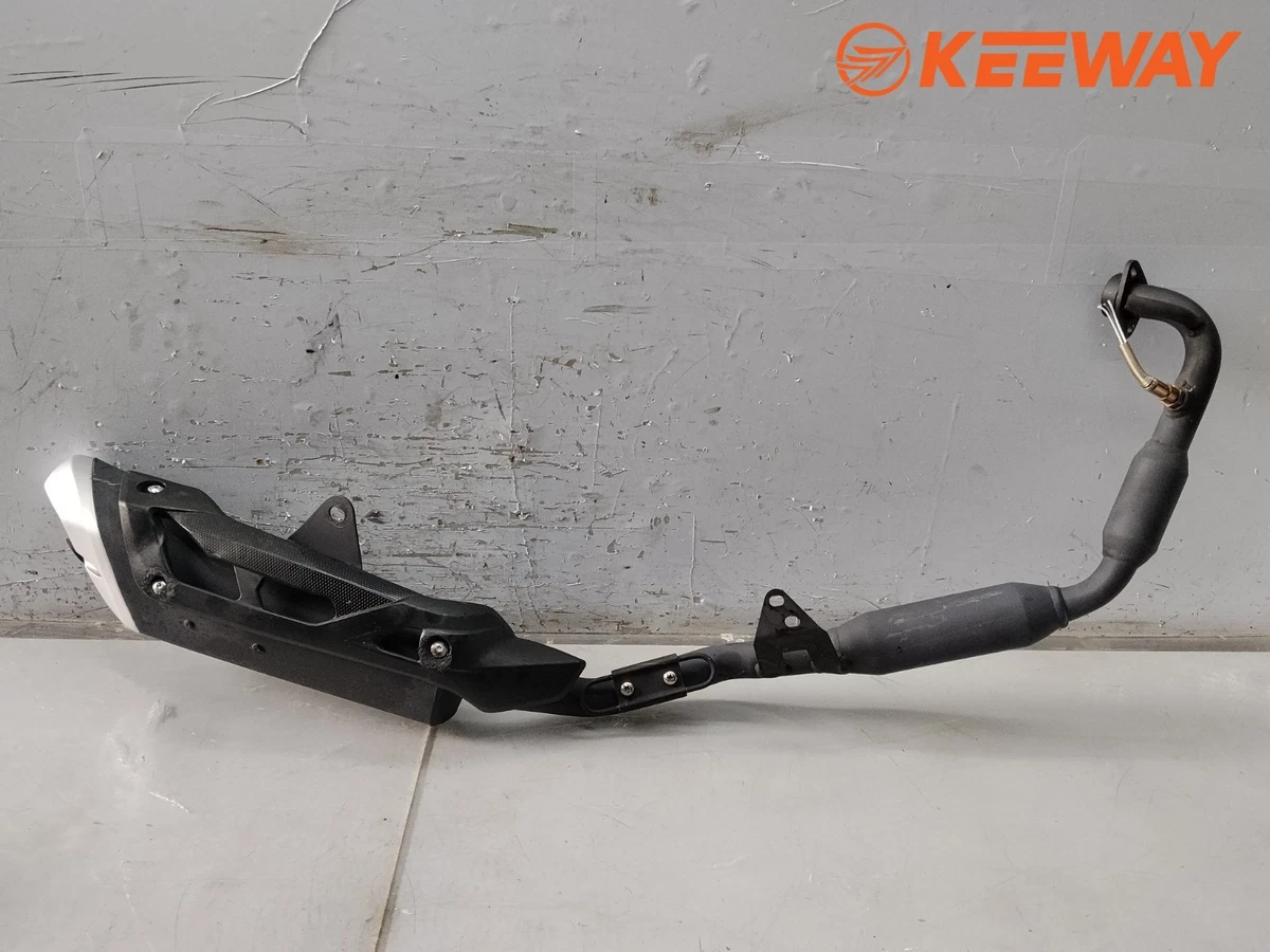Marmitta Omologata KEEWAY RKV 125 Con Terminale In Carbonio - Turbokit V4T063-H2