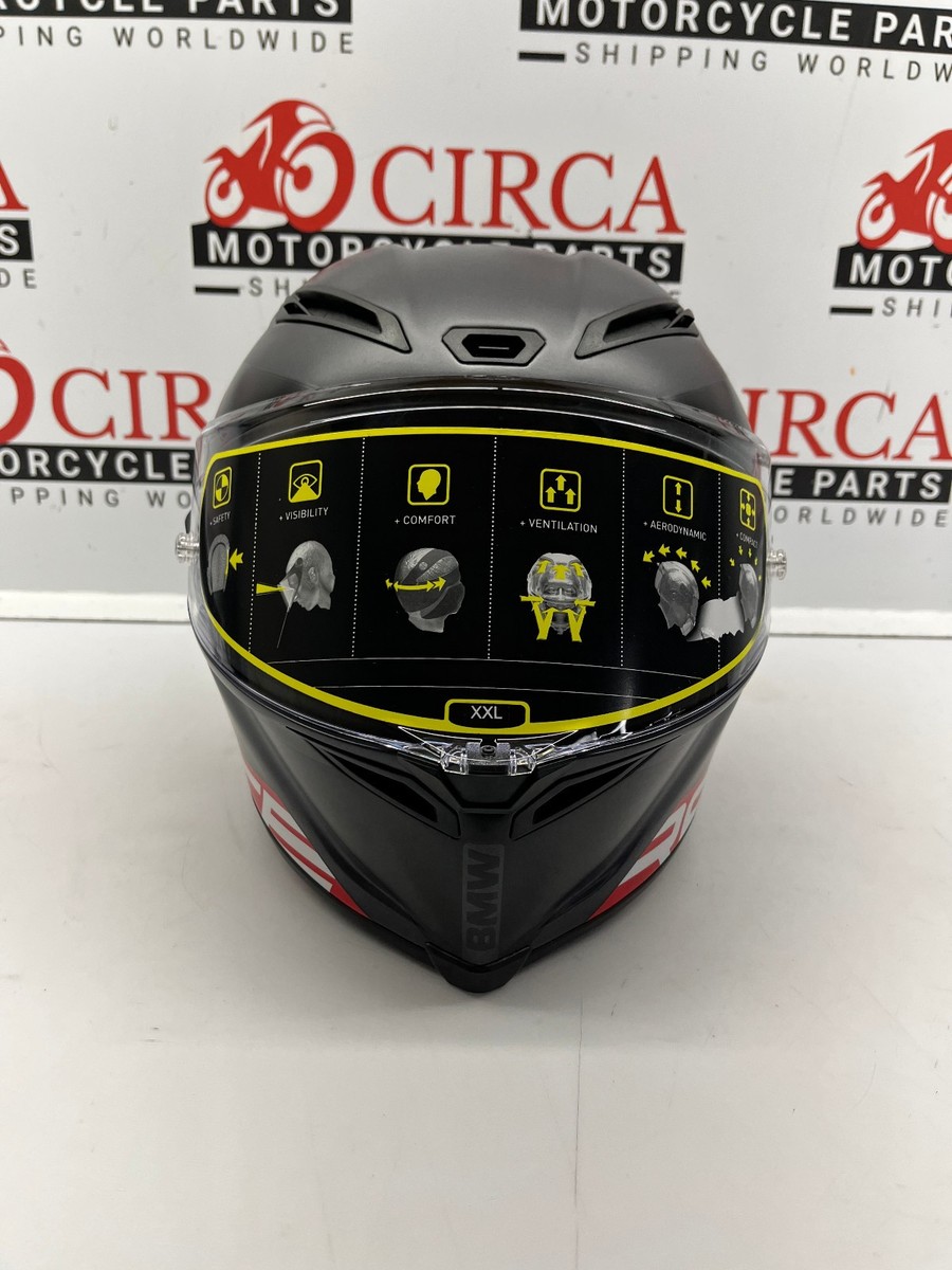 BMW Motorrad M Sport Pro Race Helmet Roost size 61/62 XXL | eBay