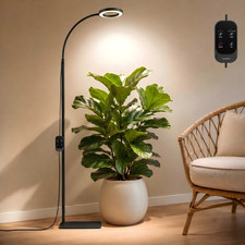 Grow Lights Full Spectrum LED Auto Timer and 6-level Dimming for Indoor Plants