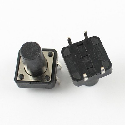 10Pcs Momentary Tactile Tact Push Button Switch 4 Pin DIP 12x12x13mm