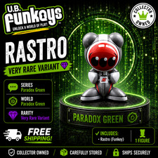 U.B. Funkeys Rastro Very Rare Paradox Green Mattel Radica Collector Owned