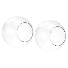 Globe Terrarium Air Plante Jardinière 2Pcs 5.4 Pouce Pouce Verre Table