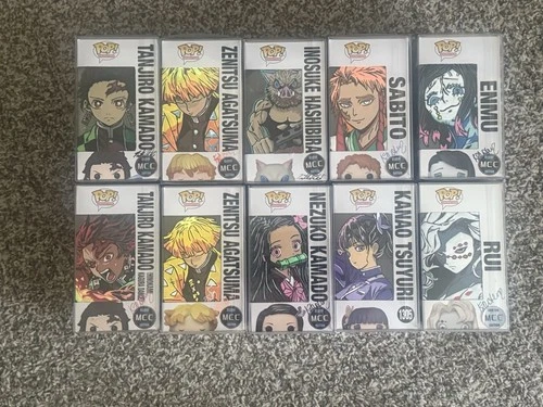 Demon Slayer Funko Pop Lot w/ Box Art