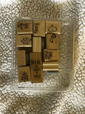 Stampin' Up! "Year Round Cheer" Set of 12 Stamps 2001