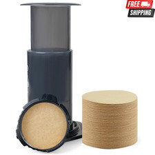 600 PCS Unbleached Coffee Filters compatible with Aeropress Coffee Maker