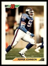 1992 Bowman Pepper Johnson New York Giants #225