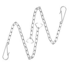 Toilet Flapper Chain, Stainless Steel Toilet Handle Chain Toilet Flapper 2 Pack