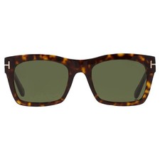 NEW TOM FORD FT1062 52N DARK HAVANA/GREEN AUTHENTIC SUNGLASSES 56-21-145