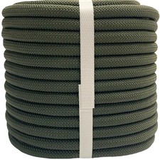 Heavy-Duty 3/8 Inch X 150 Ft Polyester Arborist Rope High Strength, UV Mo...
