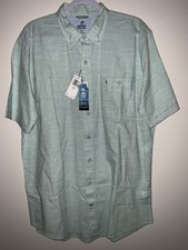 Izod Saltwater, Button Up Shirt, Men  s XLT, Stretch, Big  Tall, NWT