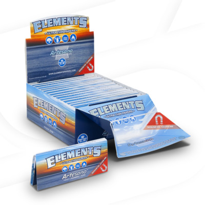 Elements Artesano King Size Slim Rolling Papers | Full Box 15 Ct