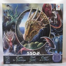 Ceaco 550 Pc Jigsaw Puzzle NIGHT SPIRIT Series Three DRAGON