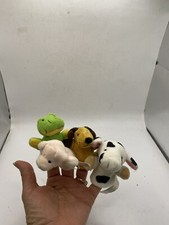 Four Animal Finger Puppets Pre Owned