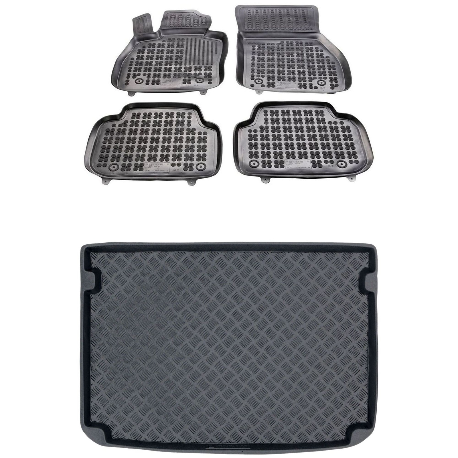 Tapis de coffre en PE haut de gamme et tapis de sol pour Mini CLUBMAN I