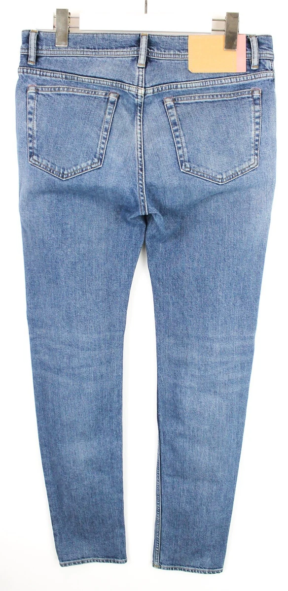 ACNE STUDIOS Bla Konst North Mid Blue Jeans Men's W31/L34 Skinny