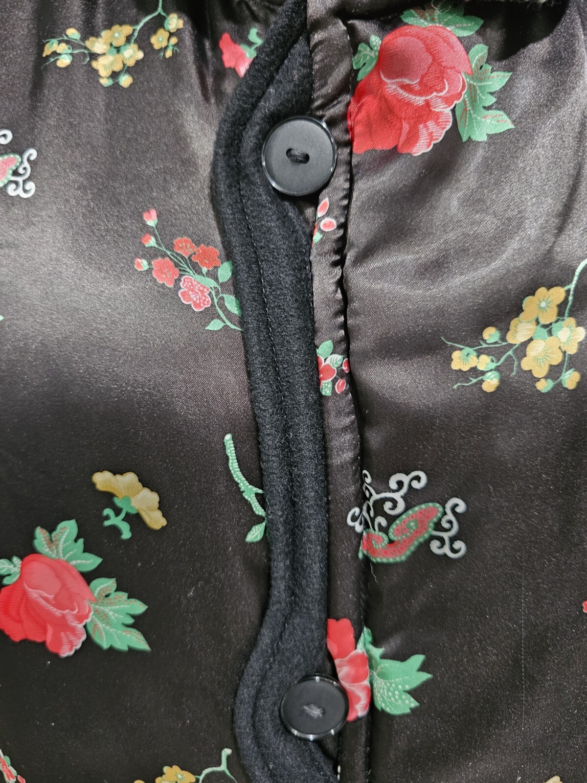 Reversible Quilted Insulated Patchwork Floral Cus… - image 13