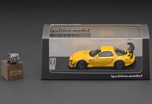 1/43 Ignition Model Feed AffluX GT3 FD3S Yellow With Engine 1/43 Ignition Model Feed AffluX GT3 FD3S Yellow With Engine
