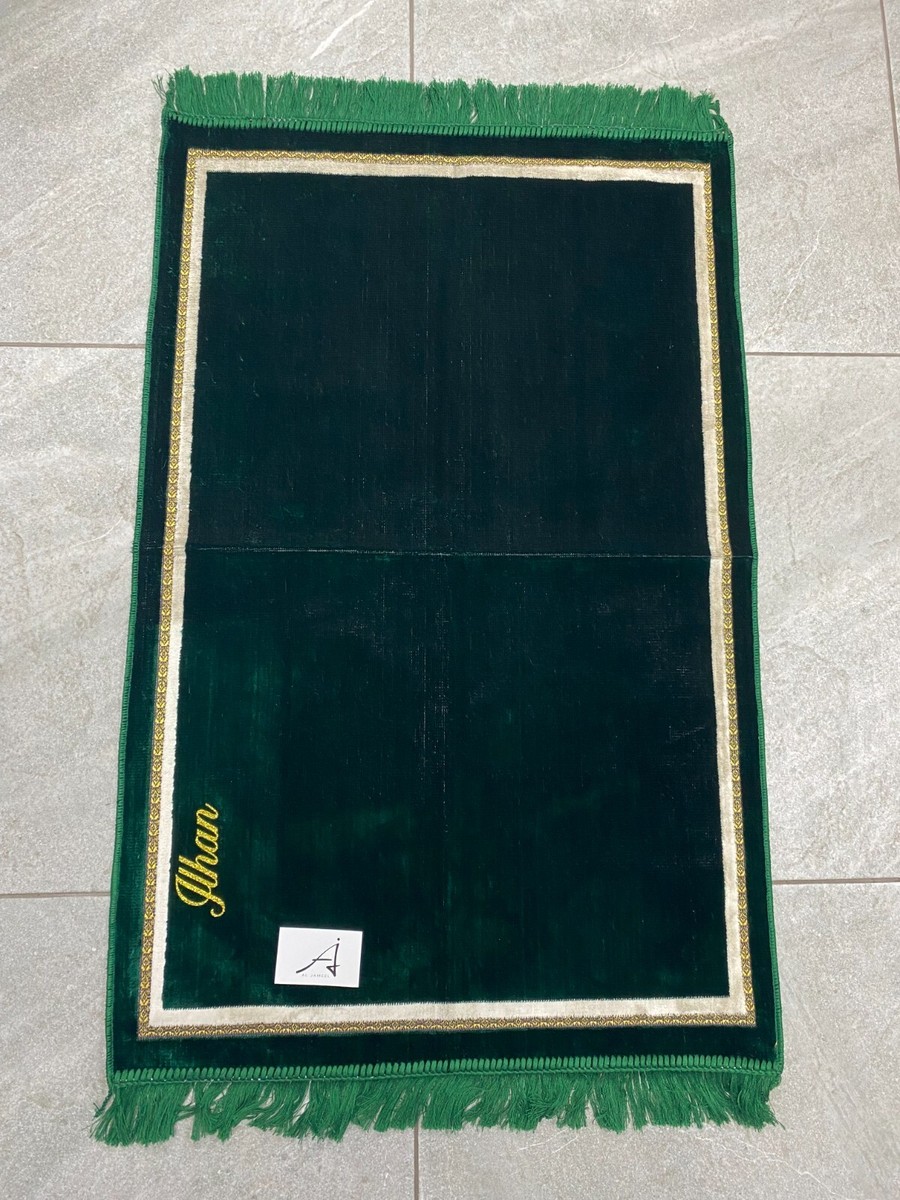 Vrijstelling buste Impasse Black,Green, Cherry,Teal velvet personalised prayer mat/Musalla perfect eid gift | eBay Vrijstelling buste Impasse Black,Green, Cherry,Teal velvet personalised prayer mat/Musalla perfect eid gift | eBay