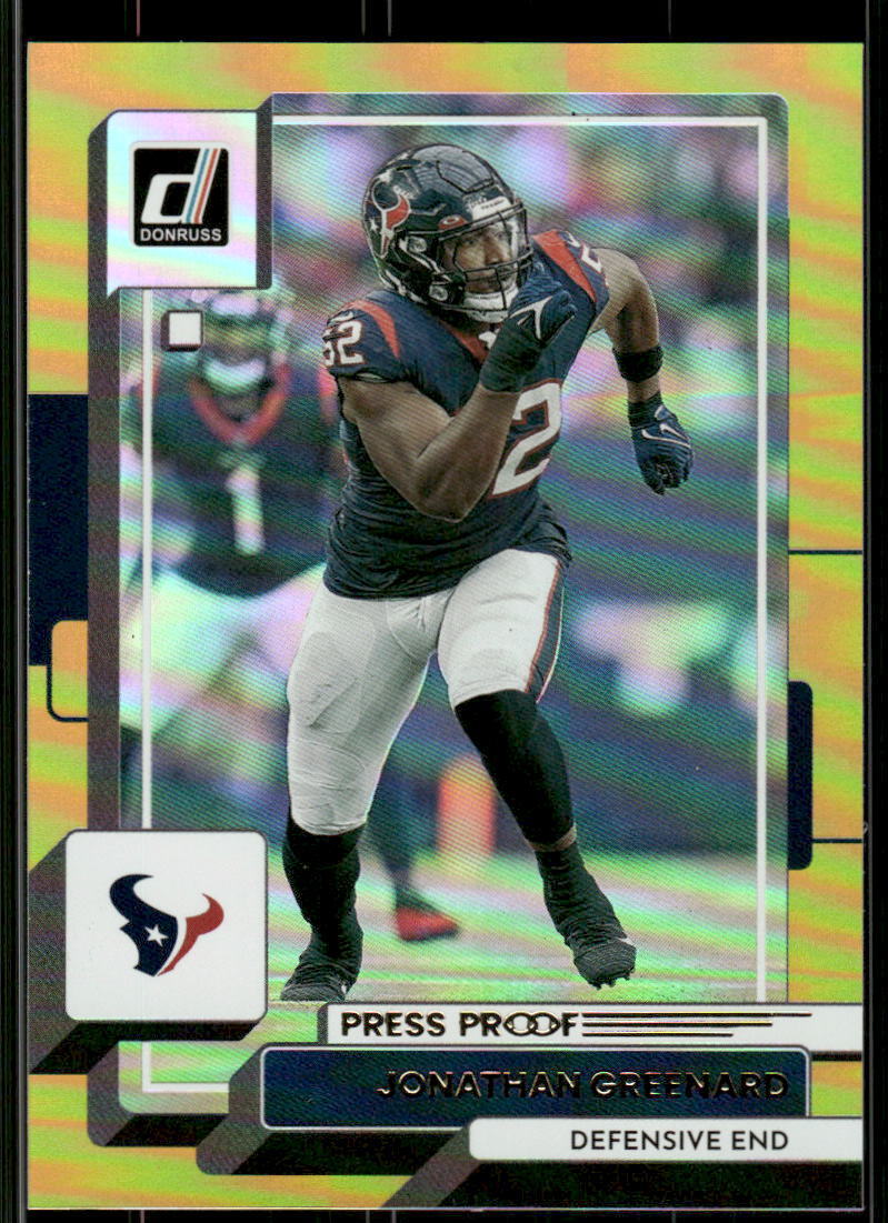 2022 Donruss #43 Jonathan Greenard Premium Press Proof