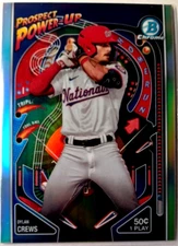 2024 Bowman Baseball 💥Dylan Crews 💥#PP-10 💥Prospect Power-Up Insert 