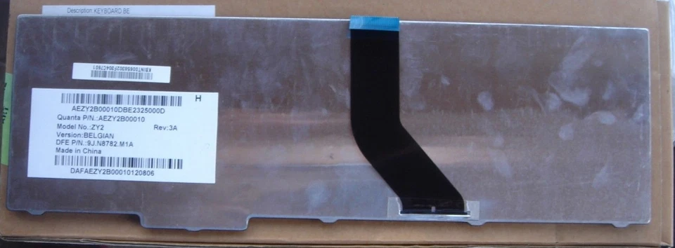 Französische AZERTY Tastatur Acer ZY2 Extensa 7630 ORIGINAL NEU ECHT - Bild 2 von 2
