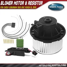 Front HVAC Blower Motor & Resistor Kit for Chevy Suburban 1500 GMC Yukon XL 1500