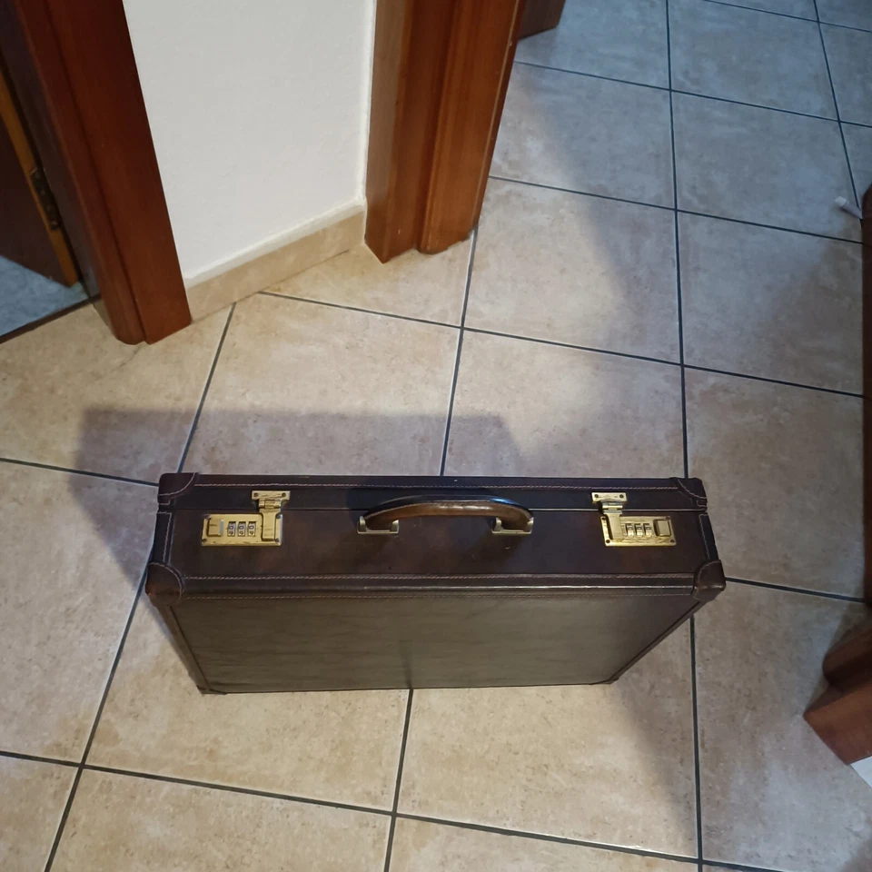 Valigetta 24 Ore Vintage Pelle "Principe" Made in Italy Business Cartella Uomo - Immagine 2 di 4