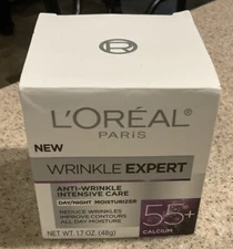 L’ORÉAL Paris Anti-Wrinkle Intensive Care Day/Night Cream 1.7oz NEW Sealed