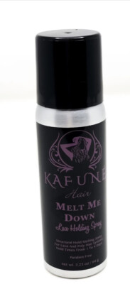 Kafune Hair Melt Me Down Spray Lace Melt Spray For Lace Wigs Secure Hold 2.25 oz