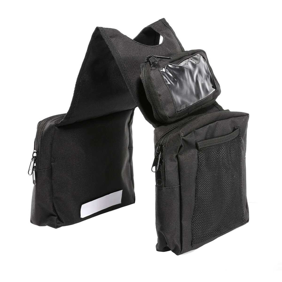 Zxpjkyu ATV Saddle Bag Fuel Tank Bag Water Resistant Universal Luggage Saddlebag Storage