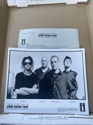 Pink Noise Test Debut ORIGINAL PRESS Kit Bio Photo RARE Garage Candy Pop Techno