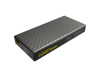 Nitecore Powerbank Carbo 20000 - USB-C 20000mAh / 295g - Carbon Black Ultra Slim