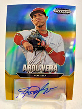 AROL VERA #/10 AUTO Gold 2022 Panini Prizm Draft AU-AV Los Angeles Angels ROOKIE