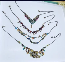 4 Ayala Bar Necklaces Artisan Statement Mixed Media K