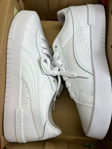 Zapatillas deportivas retro Puma para cancha para mujer talla 9 blancas con cordones 403456-30 - Imagen 16 de 17