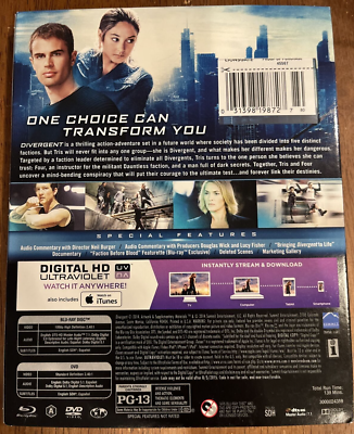 【中古】「非常に良い」Divergent [Blu-ray] Divergent [Blu-ray]: Amazon.ca: Shailene Woodley, Theo James