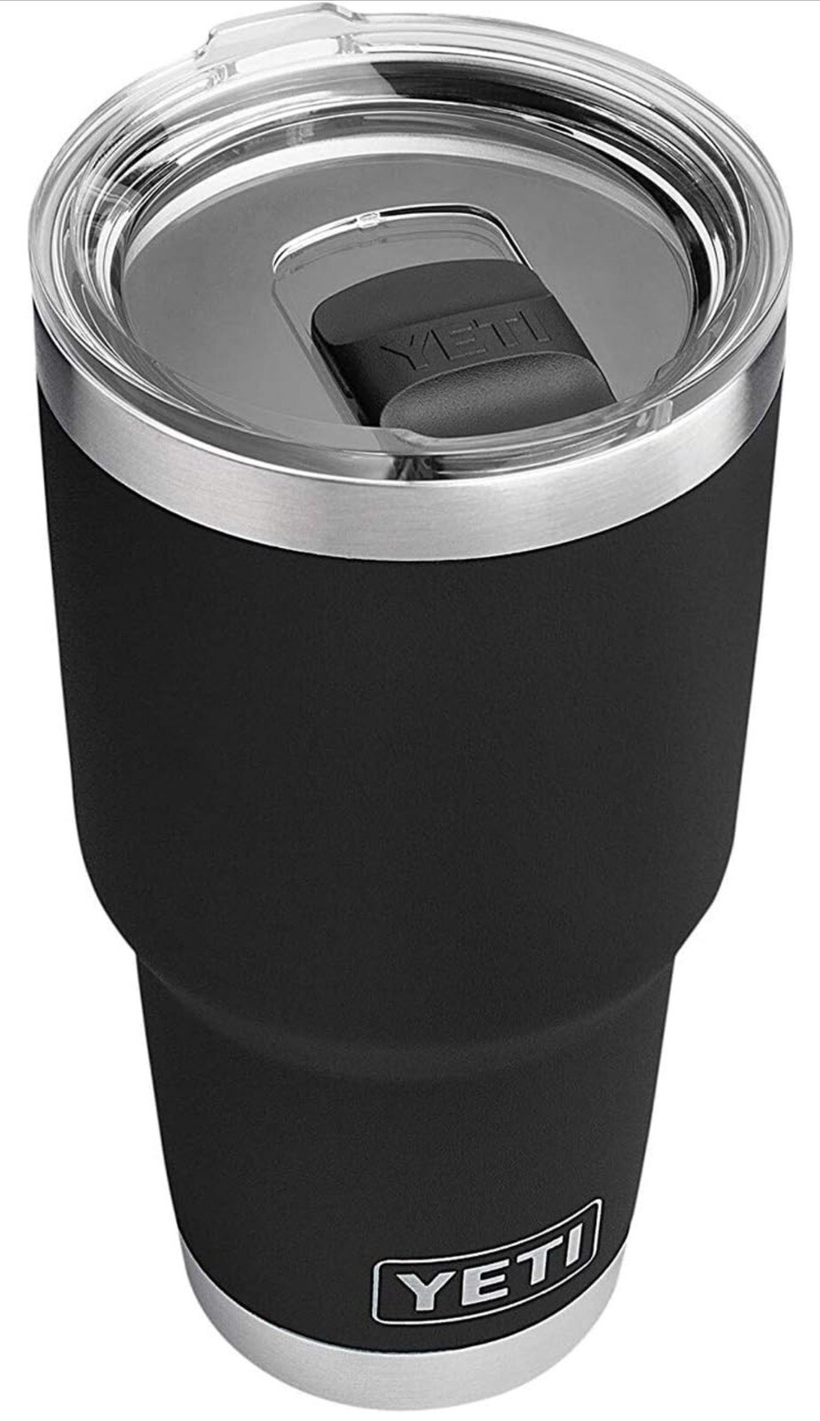 Nuevo vaso YETI Rambler 30 oz / 887 ml con tapa corredera (negro)
