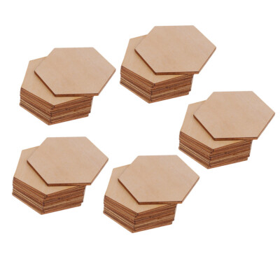 Holz MDF Hexagon Form 2mm MDF Basteln, Etiketten, Verzierungen, Dekoration DIY
