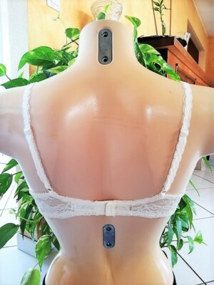 Soutien-gorge Push-up Allumette Paris 90B - Modèle Madras Ivoire - Neuf Avec étiquettes
