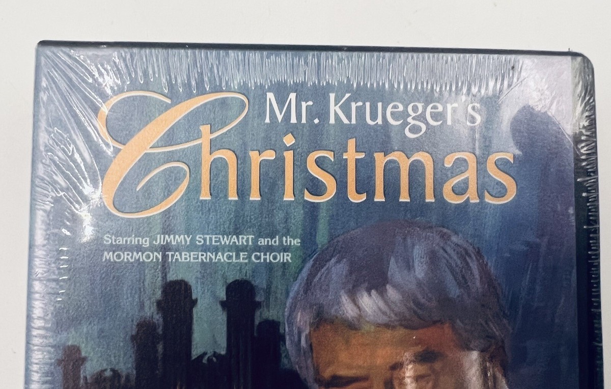 Mr. Krueger's Christmas (VHS) Jimmy Stewart Mormon Tabernacle
