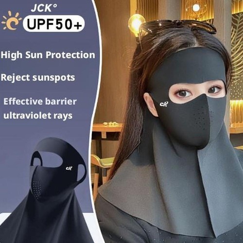 Maschera solare alla moda in seta ghiacciata SPF 50+ panno antiUV per tutto il ges - Foto 10 di 17