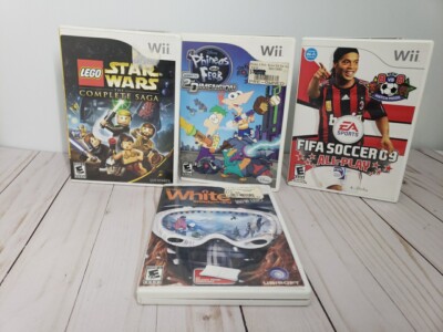 LEGO Star Wars - The Complete Saga, Phineas Ferb, FIFA Shaun White Lot of 4