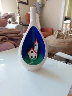 Ellen Ward Hand Painted Vase