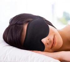 Máscara para dormir de lado, Máscara de ojos en forma de copa 3D mejorada para h