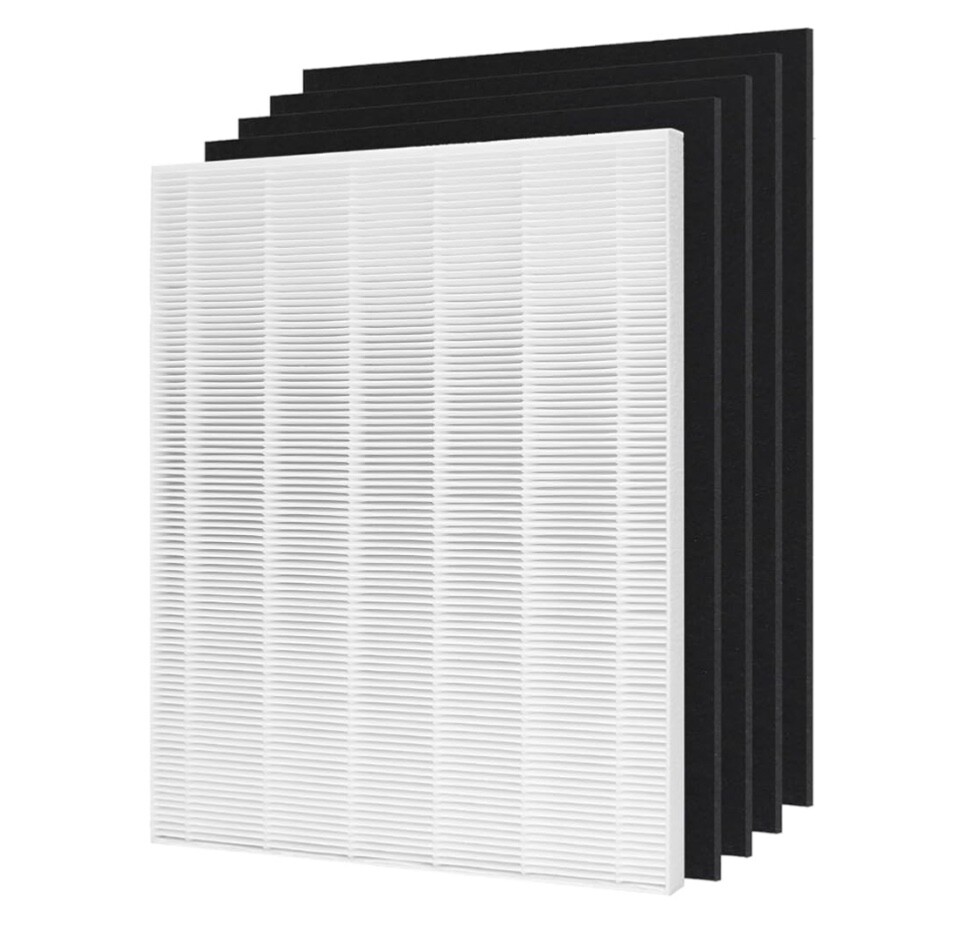 New WINIX D480 True HEPA Replacement Filter D4 Pack (4 Carbon Filters, 1 HEPA)