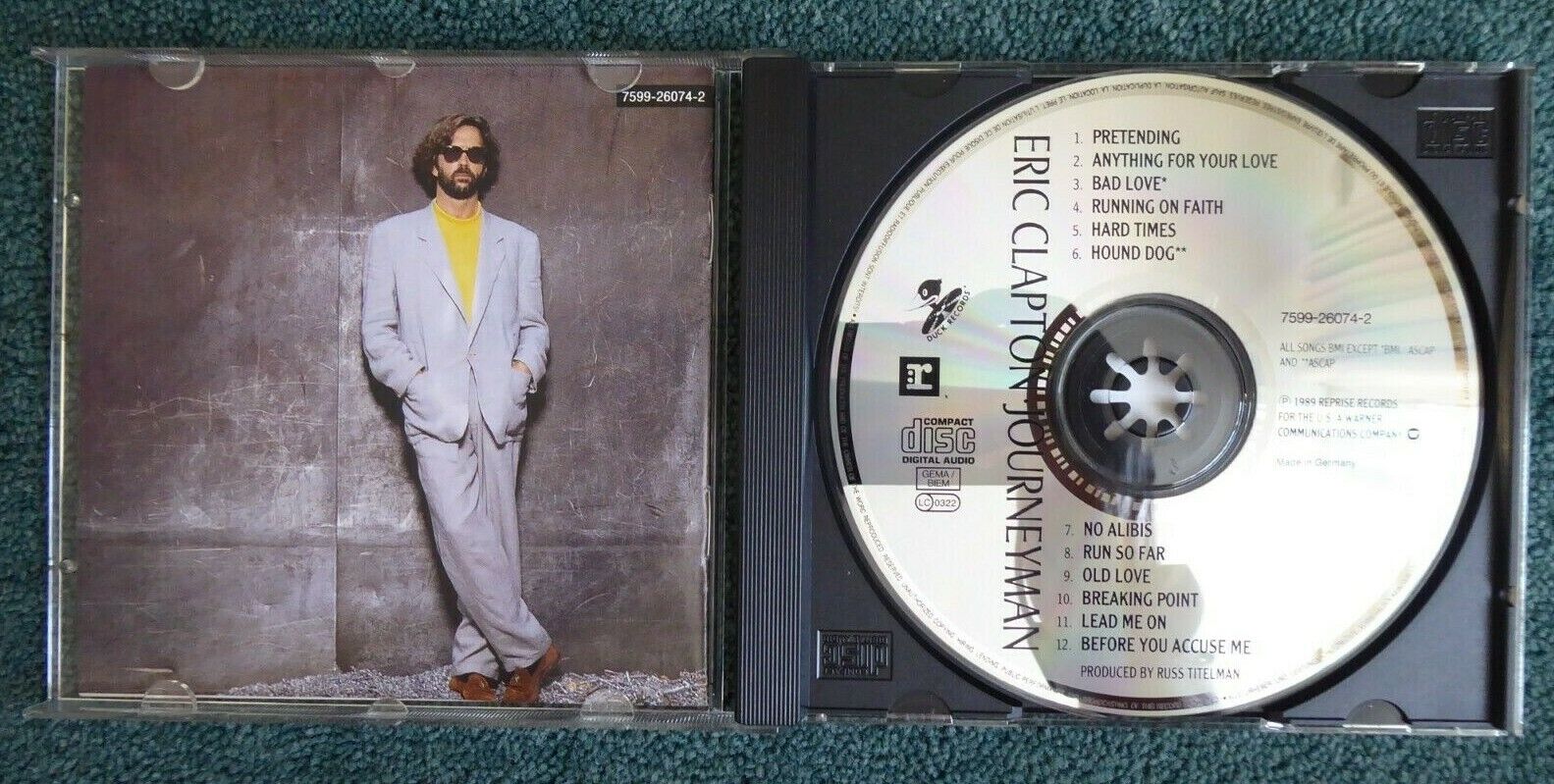 Journeyman by Eric Clapton CD Pretending No Alibis 75992607421