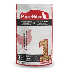 PureBites Freeze Dried Chicken Treats for Cats 2.3oz 100 Natural High Protein