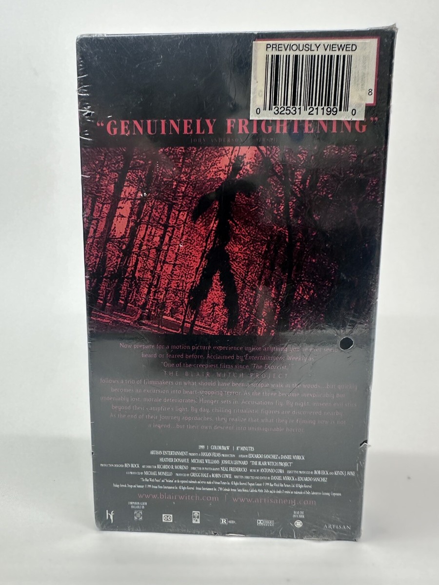 The Blair Witch Project (VHS, 1999) for sale online | eBay