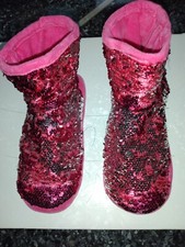 Pantofole per casa in pailettes colorate morbidissime in velluto interno, n°36.5